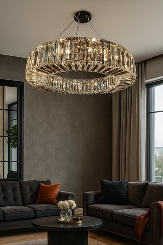 Suspension - 511 series - CRISTALUX LIGHTING DESIGN - en métal / en cristal / contemporaine