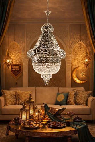 Lustre contemporain - 0985 series - CRISTALUX LIGHTING DESIGN - en cristal / 8 ampoules / 12 ampoules