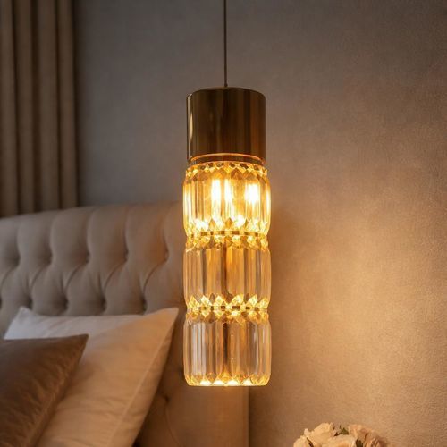 Suspension - 17611 - CRISTALUX LIGHTING DESIGN - en acier inoxydable / en cristal / contemporaine