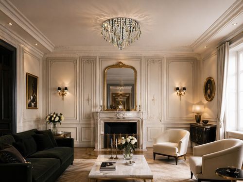 Lustre contemporain - x7/505H - CRISTALUX LIGHTING DESIGN - en cristal / professionnel / cascade