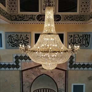 Lustre de style Empire - EMPIRE 0200 - CRISTALUX LIGHTING DESIGN - en acier inoxydable / en cristal / professionnel