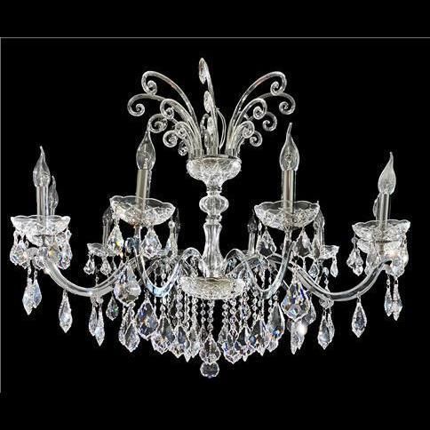 Lustre classique - 2303/10 - CRISTALUX LIGHTING DESIGN - en acier inoxydable / en cristal / 10 ampoules