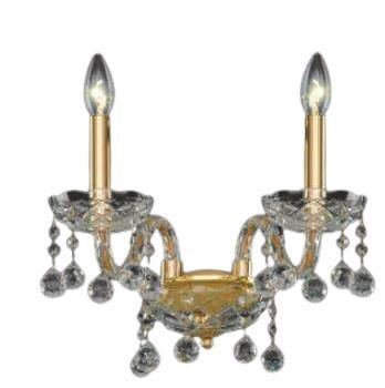 Lustre moderne - CRISTALUX LIGHTING DESIGN - en cristal / 2 ampoules / candélabre