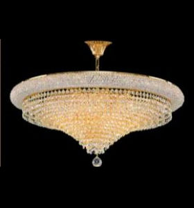 Lustre classique - HARBOUCHA 70 - CRISTALUX LIGHTING DESIGN - en métal / en cristal / sculptural