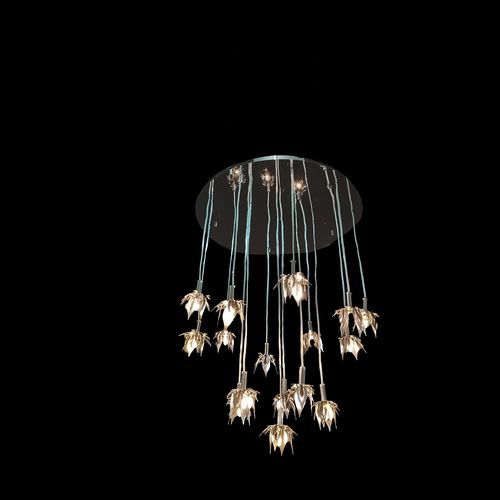 Plafonnier classique - P1703 - CRISTALUX LIGHTING DESIGN - rond / en acier inoxydable / à LED