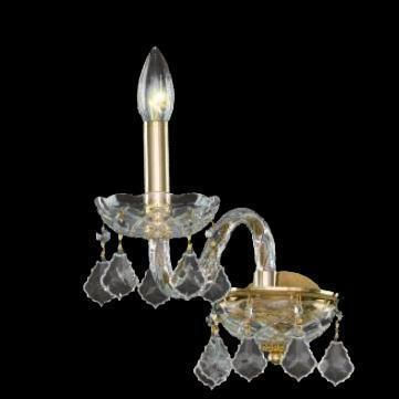 Lustre classique - CRISTALUX LIGHTING DESIGN - en cristal / 1 ampoule / candélabre