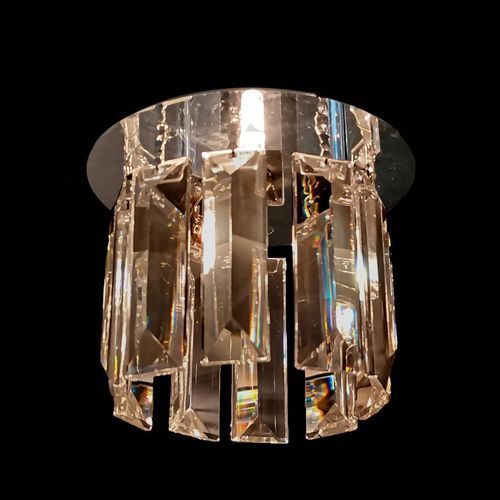 Plafonnier contemporain - 611 - CRISTALUX LIGHTING DESIGN - rond / géométrique / en acier inoxydable
