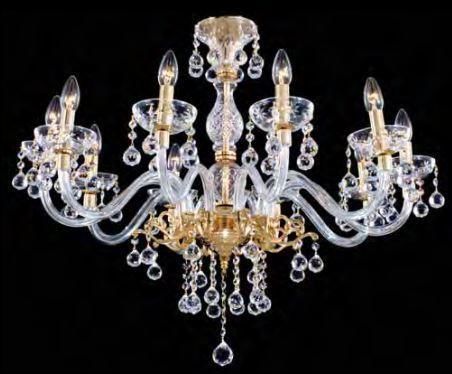 Lustre classique - 167/10 - CRISTALUX LIGHTING DESIGN - en cristal / 10 ampoules / professionnel