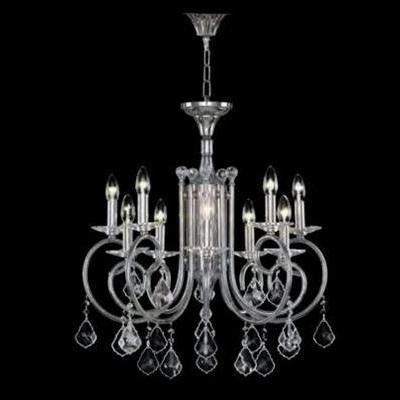 Lustre contemporain - 1227/10 - CRISTALUX LIGHTING DESIGN - en verre / 10 ampoules / carré