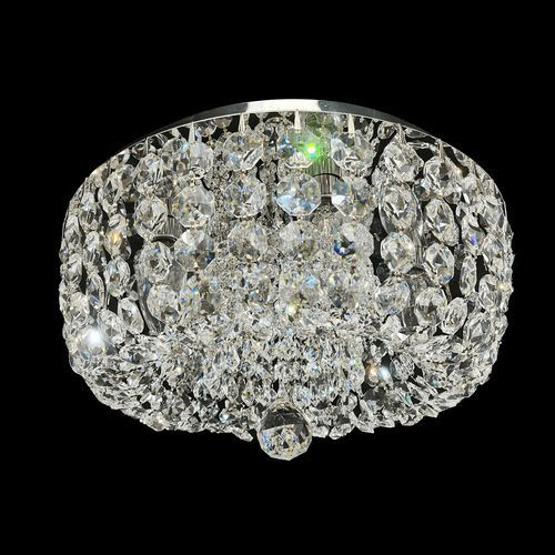 Plafonnier contemporain - 035/35A14 - CRISTALUX LIGHTING DESIGN - rond / en inox / en cristal
