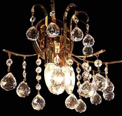 Lustre contemporain - 1016/25/2D - CRISTALUX LIGHTING DESIGN - en cristal / géométrique