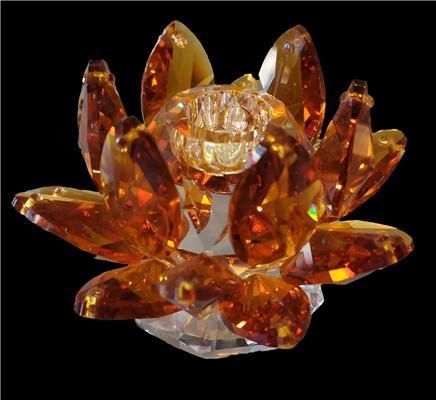 Sculpture en cristal - CRISTALUX LIGHTING DESIGN - à poser / marron / floral