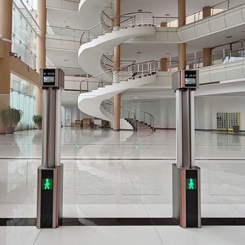 Couloir rapide pour contrôle d'accès automatique - E247X - Routon Electronic Co.,Ltd. - en verre / de sécurité
