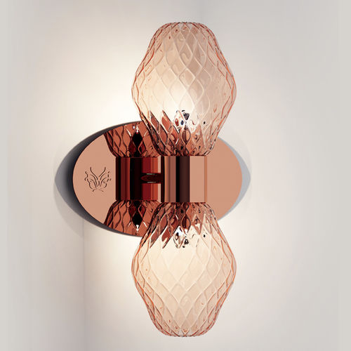 Applique murale contemporaine - PEONIA - BEBY ITALY SRL - d'intérieur / en métal / en verre de Murano