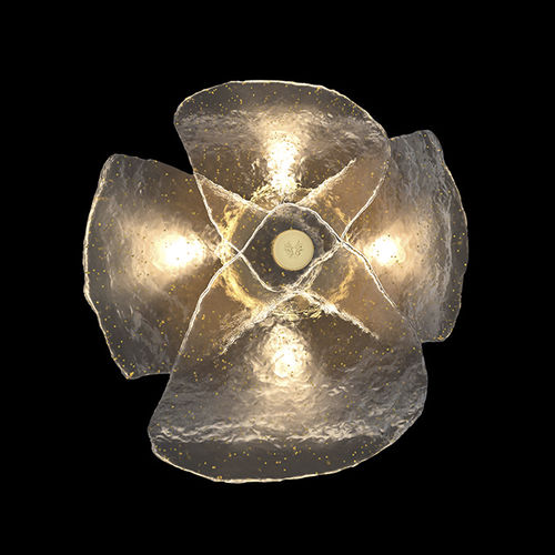 Applique murale design original - ORCHID - BEBY ITALY SRL - d'intérieur / en métal / en verre de Murano