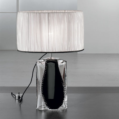 Lampe de table - BLACK TUBE - BEBY ITALY SRL - en métal / en verre de Murano / en cristal Swarovski®