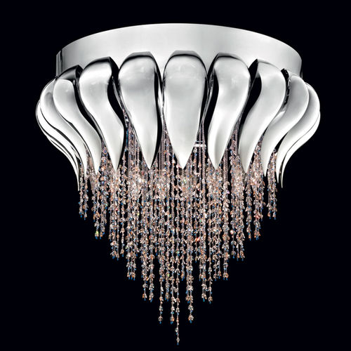 Lustre contemporain - BOUQUET - BEBY ITALY SRL - en cristal / en métal / cascade