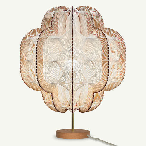 Lampe sur pied - OCCYGONE - LAFABLIGHT - en chêne / en coton / en bois