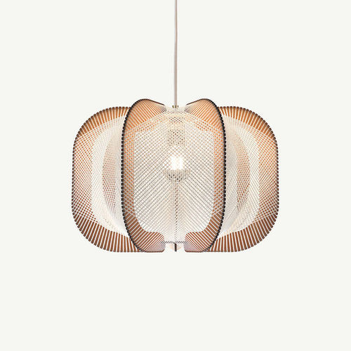 Suspension - DRUMJEE 7 CROISÉ - LAFABLIGHT - en coton / en chêne / en bois