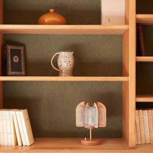Lampe de table - JEEMI - LAFABLIGHT - de bureau / en chêne / en coton