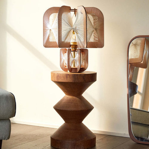 Lampe de table - MULJEE S TWIST - LAFABLIGHT - en chêne / en coton / en bois