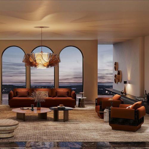 Canapé d'angle - ANCIENT ARCH & COLOSSEUM ECHO  - DASH CASA GROUP CO.LTD - contemporain / pour intérieur / en crin