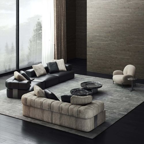 Canapé modulable - XIAN DI  - DASH CASA GROUP CO.LTD - contemporain / pour intérieur / en chêne
