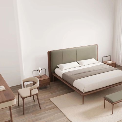 Chaise contemporaine - SPRING - DASH CASA GROUP CO.LTD - d'intérieur / en cuir / en bois massif
