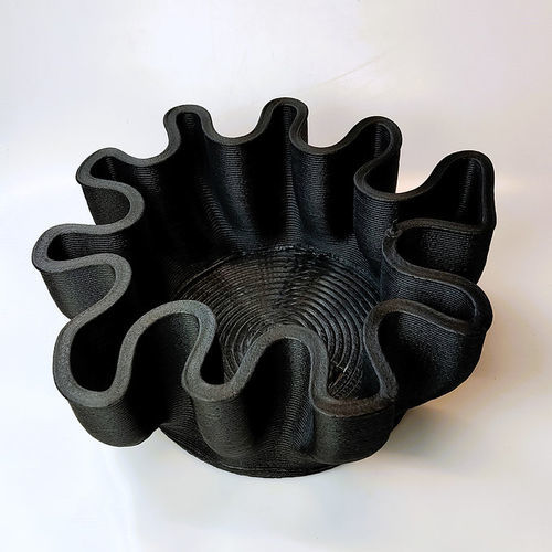 Bol en plastique - LARGE  - BlueCycle - en corail / contemporain