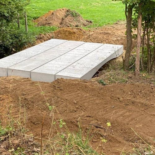 Pont dalle - Féret Préfa - en béton préfabriqué / piétonnièr / préfabriqué