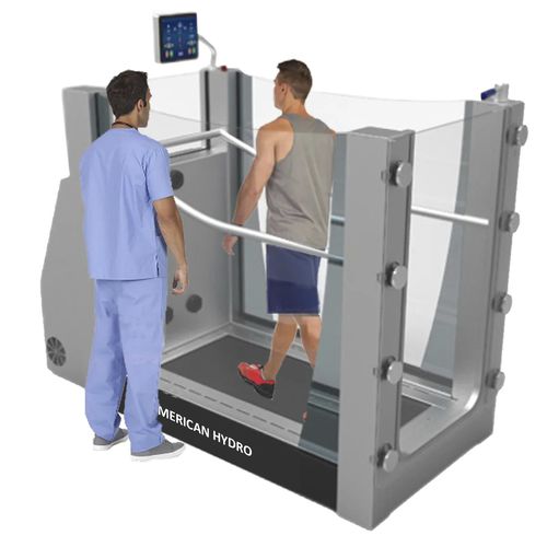 Tapis de course médical - AMERICAN-HYDRO Pro - USA Rehabstore - programmable / aquatique / non spécifié