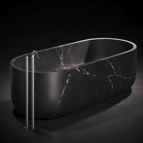 Baignoire en îlot - 2941 - Maindrop (Atlas Engion SL) - en acier inoxydable / blanche / noire