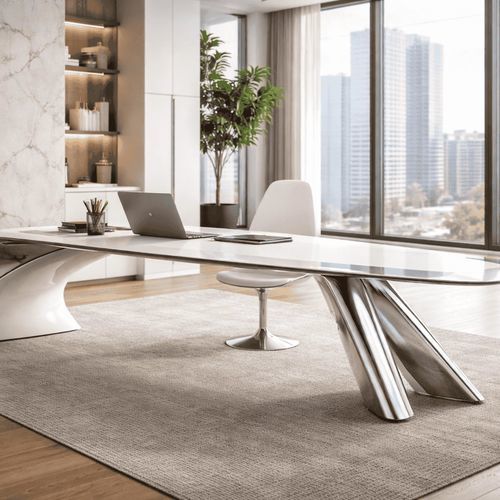 Bureau de direction - JETWAY - Skypak - sur pied / contemporain / en métal