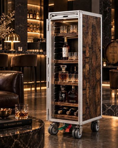 Chariot à boissons - LA BARRIQUE - Skypak - pour dégustation de vin / porte-tables / multiusage