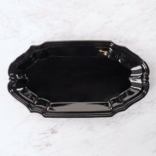 Plat de présentation en céramique émaillée - MPU171 - MAISON PICHON - pour hôtel / pour restaurant / pour restaurant gastronomique