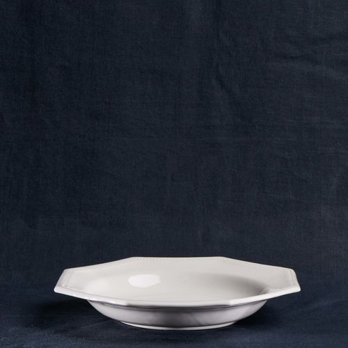 Assiette creuse - MAISON PICHON - ronde / octogonale / en céramique émaillée