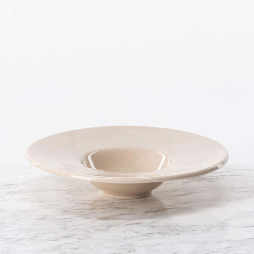 Assiette creuse - NID - MAISON PICHON - ronde / en céramique émaillée / pour restaurant