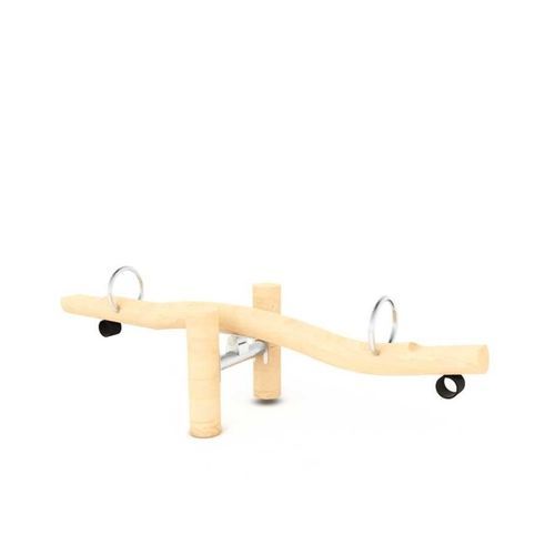 Balançoire à bascule en bois - SK1014-N - ASLIPARK ÇEVRE TASARIM VE MÜH. SAN. DIŞ TİC. LTD. ŞTİ (Robiwood) - en acier inoxydable / pour parc de jeux