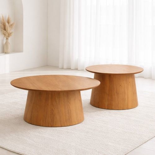 Table basse contemporaine - RE 101 - UAB "Dzūkijos baldų fabrikas" - en MDF / en mélaminé / avec piètement en bois