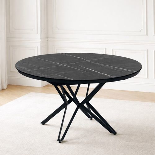 Table à manger moderne - RE 103 - UAB "Dzūkijos baldų fabrikas" - en métal / en MDF / en mélaminé