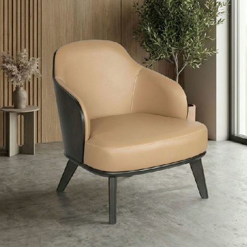 Fauteuil contemporain - AP 119 - UAB "Dzūkijos baldų fabrikas" - en cuir / beige / professionnel