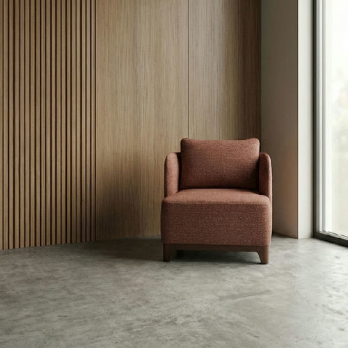 Fauteuil de bureau contemporain - AG 191 - UAB "Dzūkijos baldų fabrikas" - en tissu / durable / marron