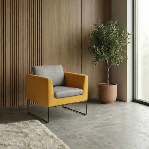 Fauteuil de bureau contemporain - AG 207 - UAB "Dzūkijos baldų fabrikas" - en tissu / couleur personnalisable / pour espace de travail