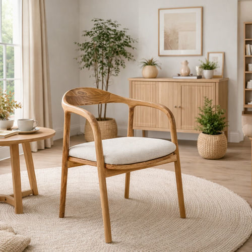 Chaise contemporaine - AM 121 - UAB "Dzūkijos baldų fabrikas" - intérieure / en mousse de polyuréthane / avec piètement en hêtre