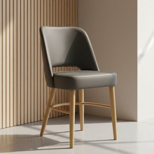 Chaise de salle à manger moderne - KP 103 - UAB "Dzūkijos baldų fabrikas" - pour intérieur / en cuir / en mousse de polyuréthane