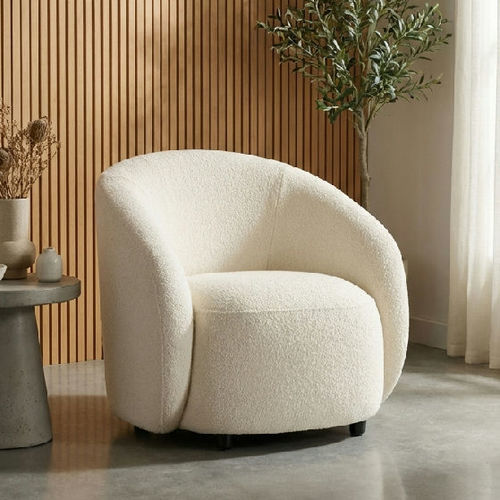 Fauteuil moderne - A 109 - UAB "Dzūkijos baldų fabrikas" - en tissu / blanc / avec accoudoirs