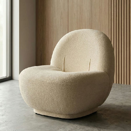 Fauteuil contemporain - A 122 - UAB "Dzūkijos baldų fabrikas" - en cuir / en tissu / blanc