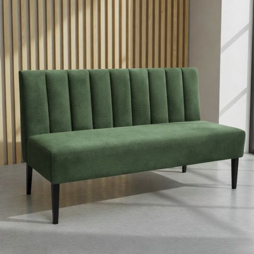 Banquette contemporaine - DBF 550 - UAB "Dzūkijos baldų fabrikas" - en tissu / en mousse / avec piètement en bois