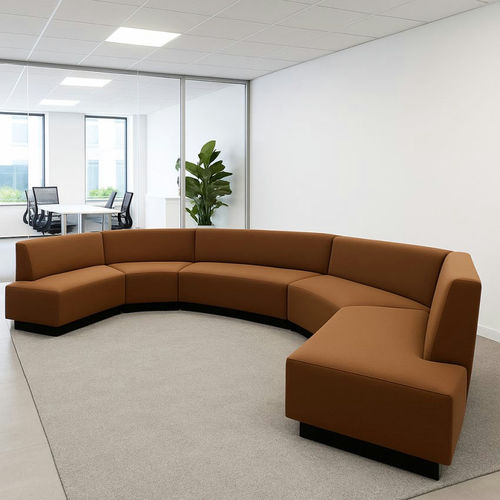 Banquette modulaire - DBF 833 - UAB "Dzūkijos baldų fabrikas" - moderne / en tissu / pour salle d'attente
