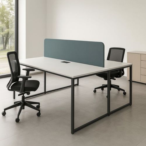 Bureau pour open space - JLYH 210 - UAB "Dzūkijos baldų fabrikas" - sur pied / pour 2 personnes / contemporain
